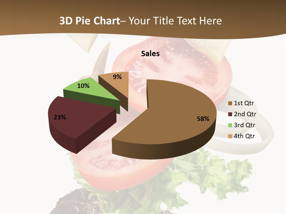 Steak Ingredient Appetiser PowerPoint Template