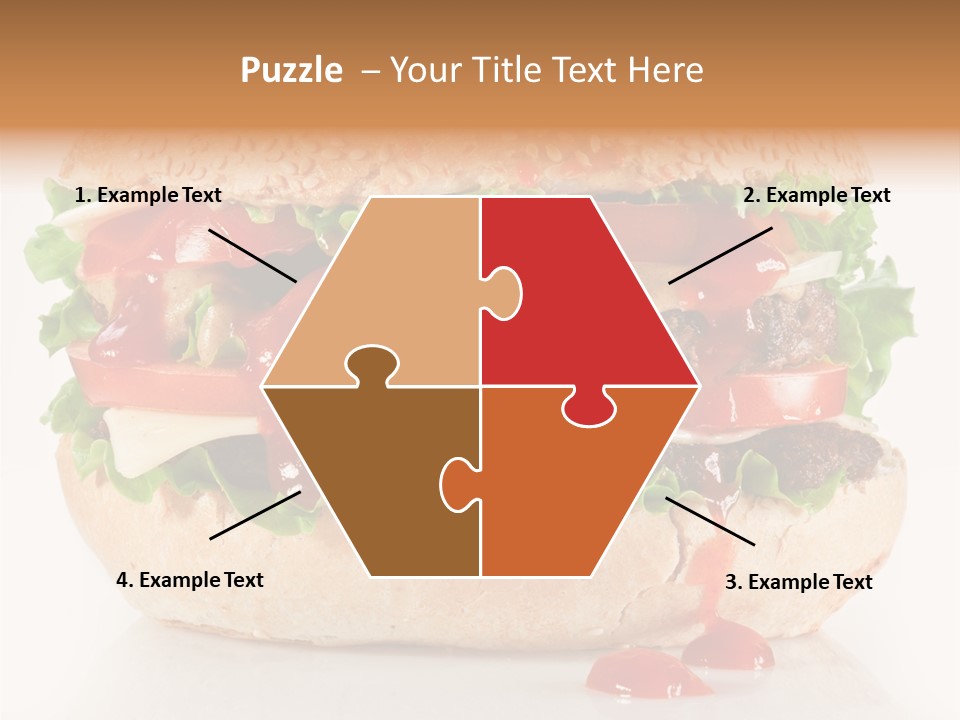 Burger Sandwich Meat PowerPoint Template