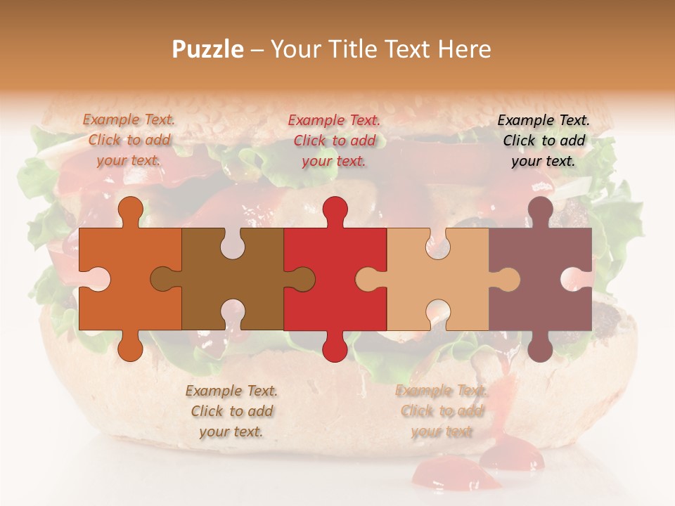 Burger Sandwich Meat PowerPoint Template