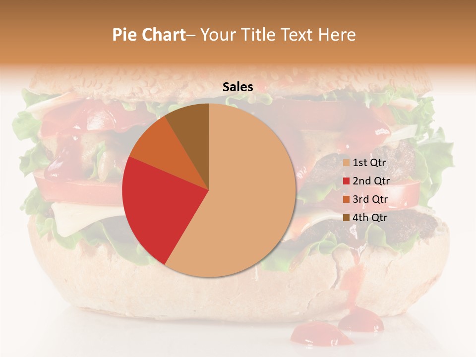 Burger Sandwich Meat PowerPoint Template