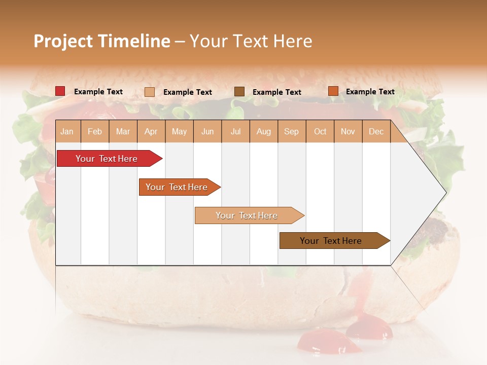 Burger Sandwich Meat PowerPoint Template