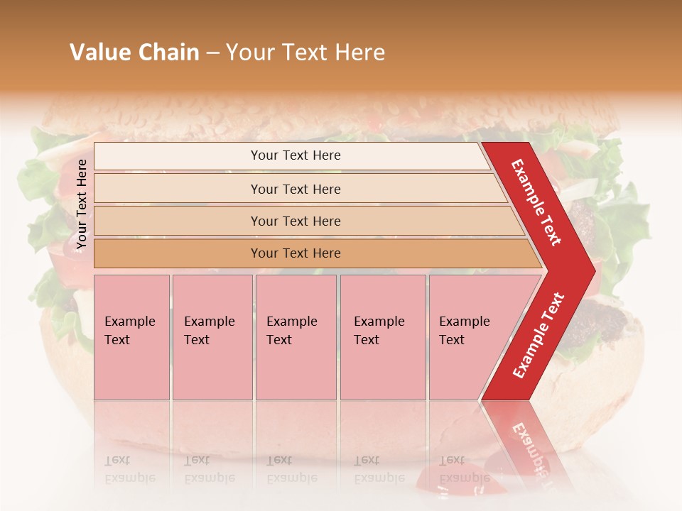 Burger Sandwich Meat PowerPoint Template