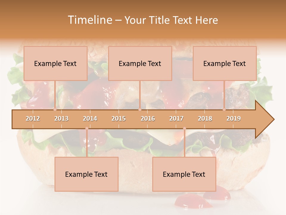 Burger Sandwich Meat PowerPoint Template