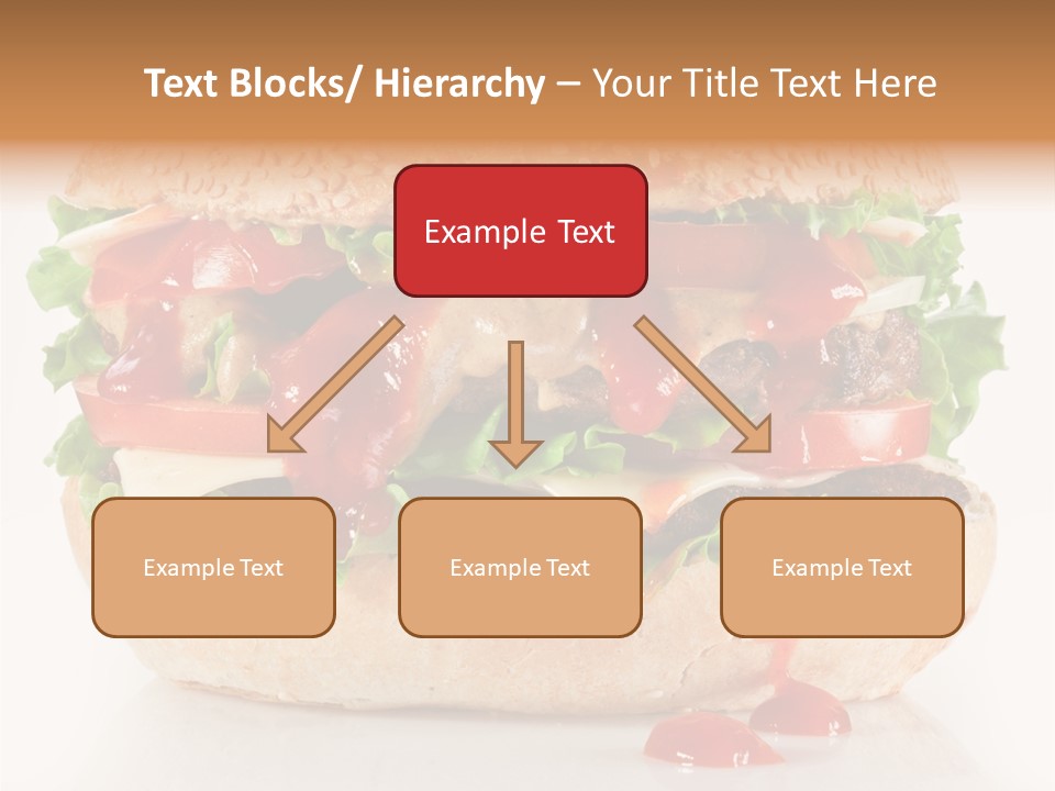 Burger Sandwich Meat PowerPoint Template