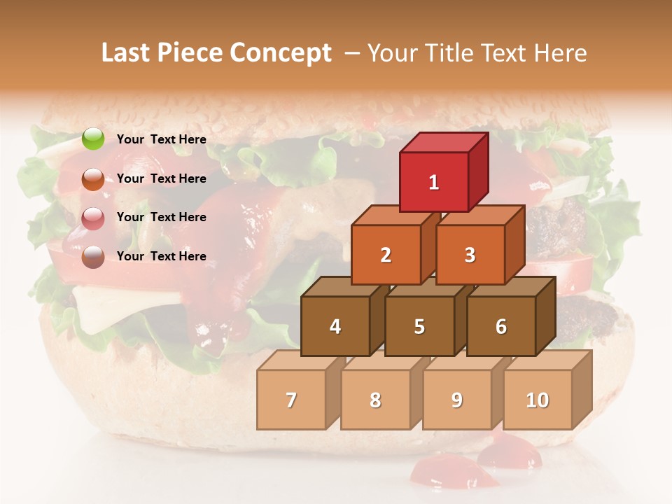 Burger Sandwich Meat PowerPoint Template