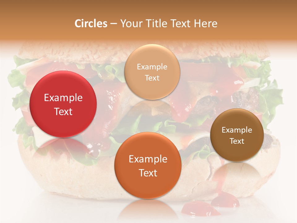 Burger Sandwich Meat PowerPoint Template