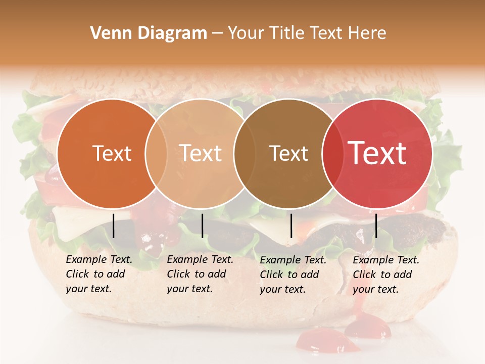Burger Sandwich Meat PowerPoint Template