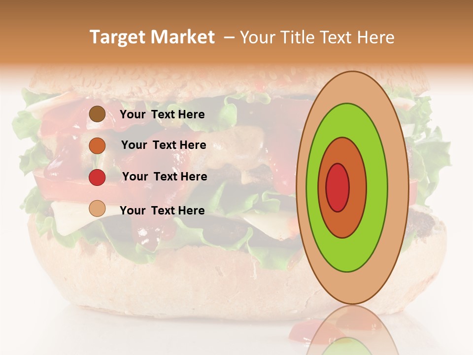 Burger Sandwich Meat PowerPoint Template