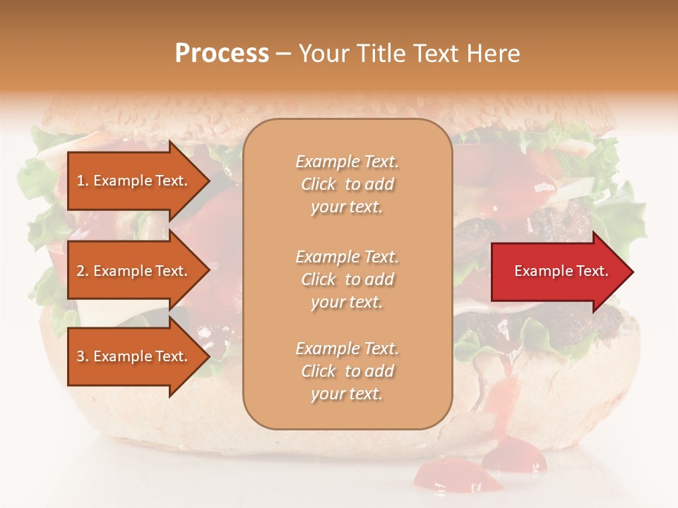 Burger Sandwich Meat PowerPoint Template