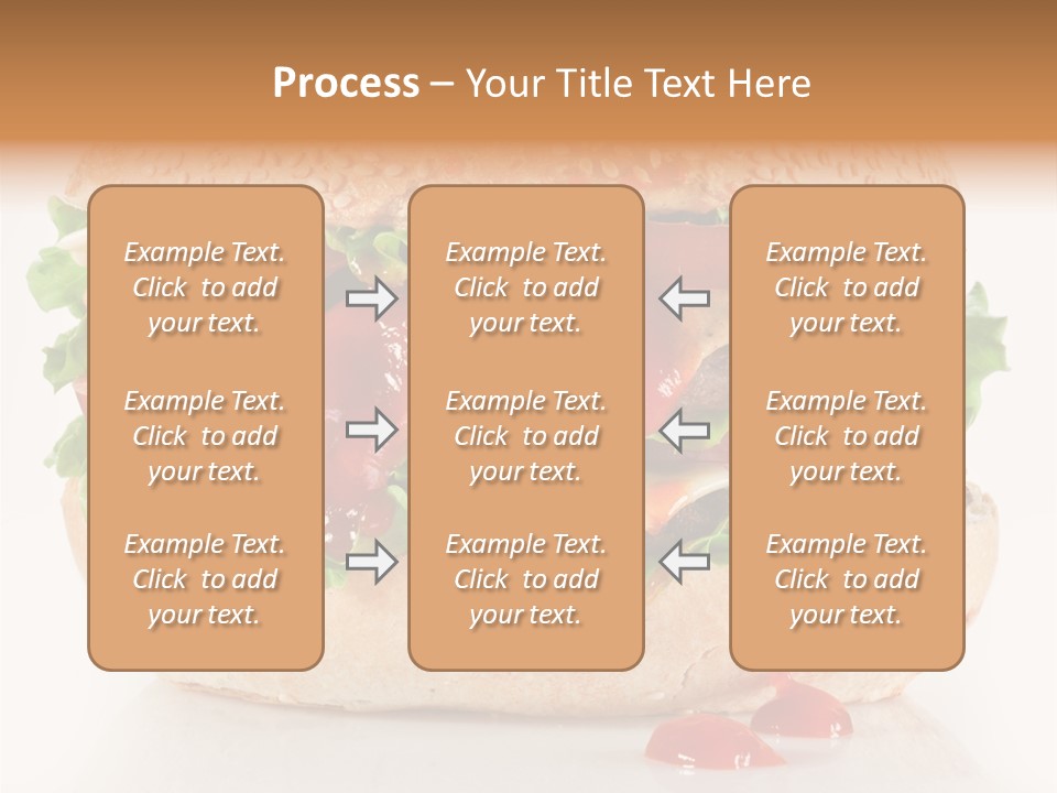 Burger Sandwich Meat PowerPoint Template