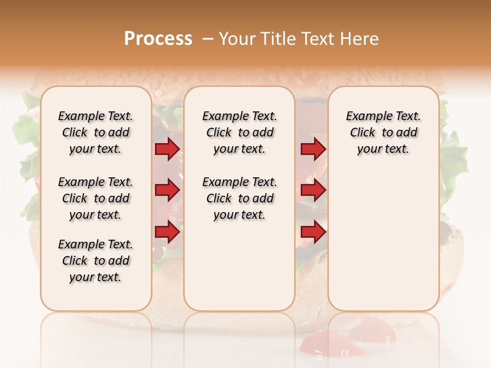 Burger Sandwich Meat PowerPoint Template