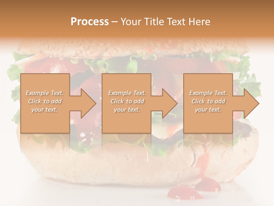 Burger Sandwich Meat PowerPoint Template