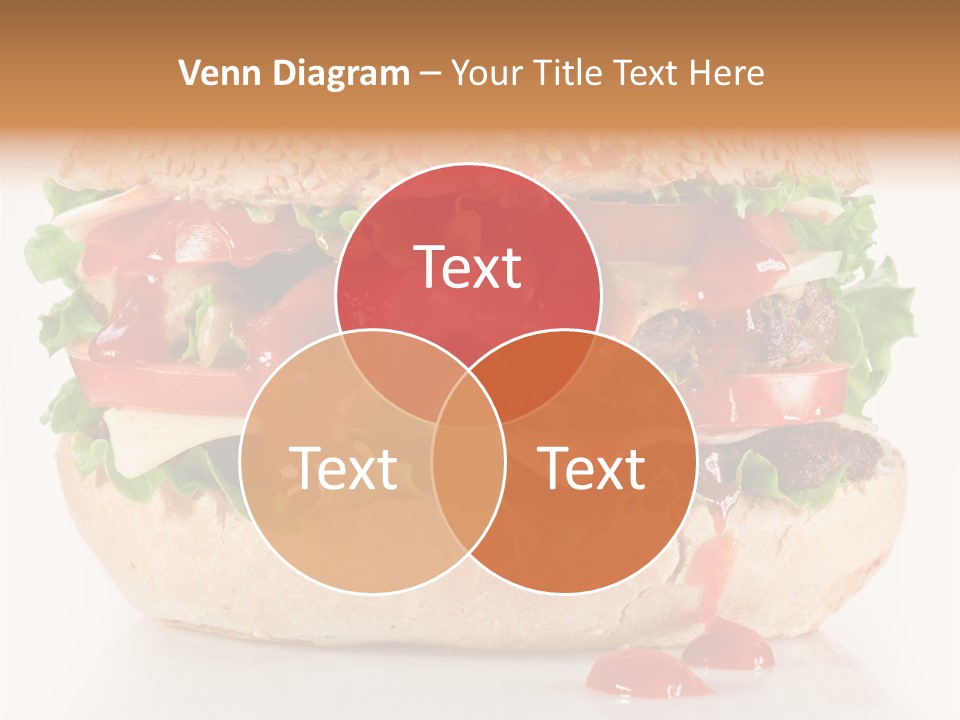Burger Sandwich Meat PowerPoint Template