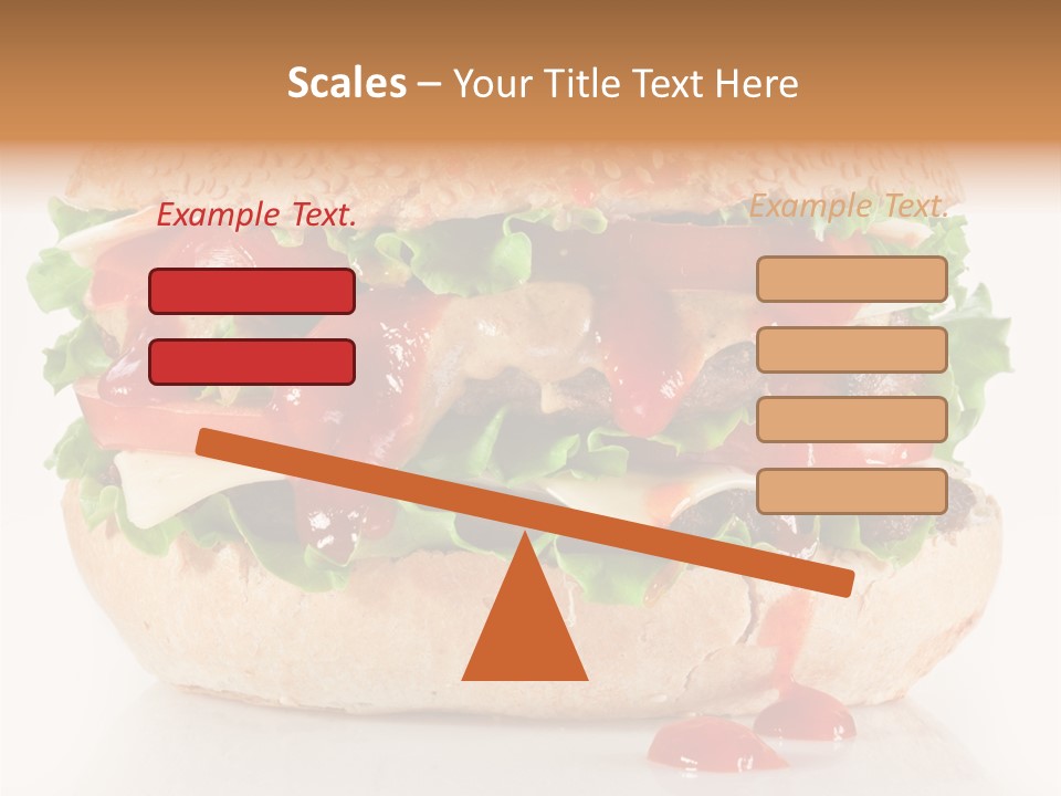 Burger Sandwich Meat PowerPoint Template
