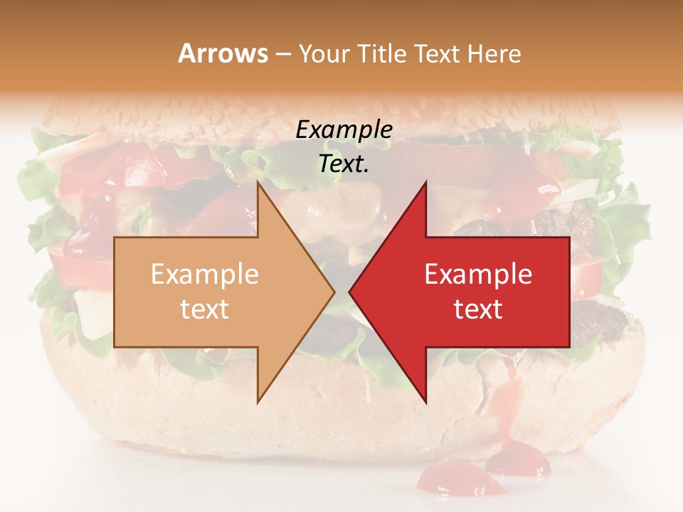Burger Sandwich Meat PowerPoint Template