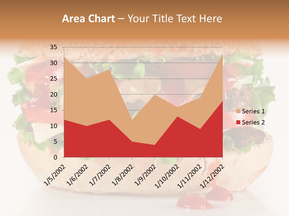 Burger Sandwich Meat PowerPoint Template