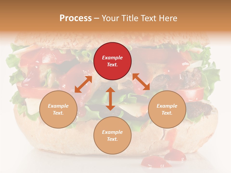 Burger Sandwich Meat PowerPoint Template