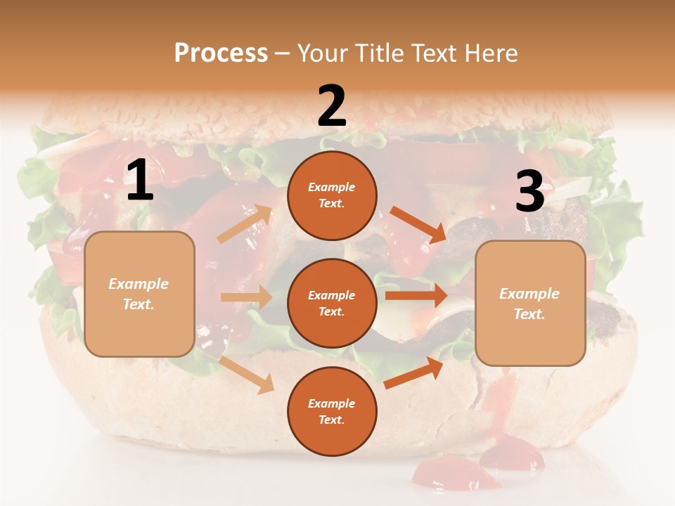 Burger Sandwich Meat PowerPoint Template