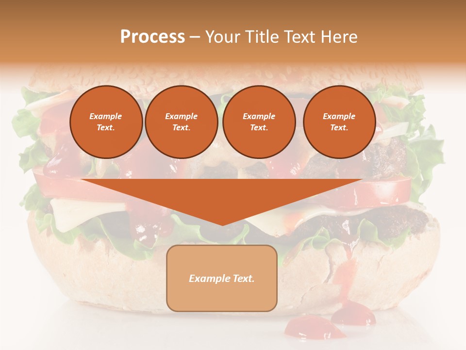 Burger Sandwich Meat PowerPoint Template