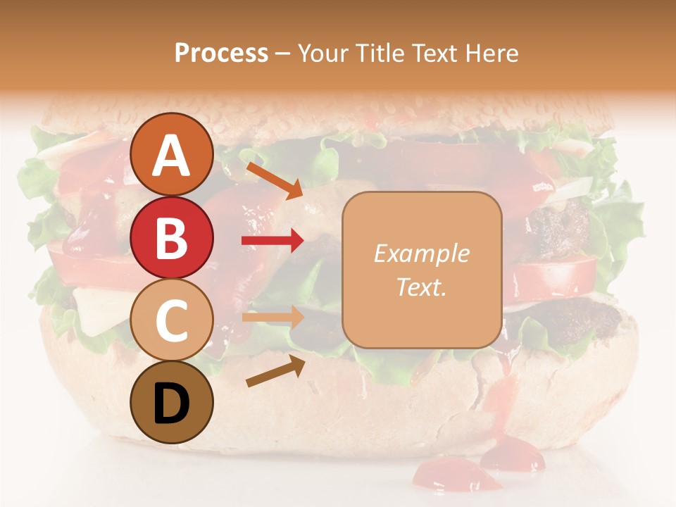 Burger Sandwich Meat PowerPoint Template