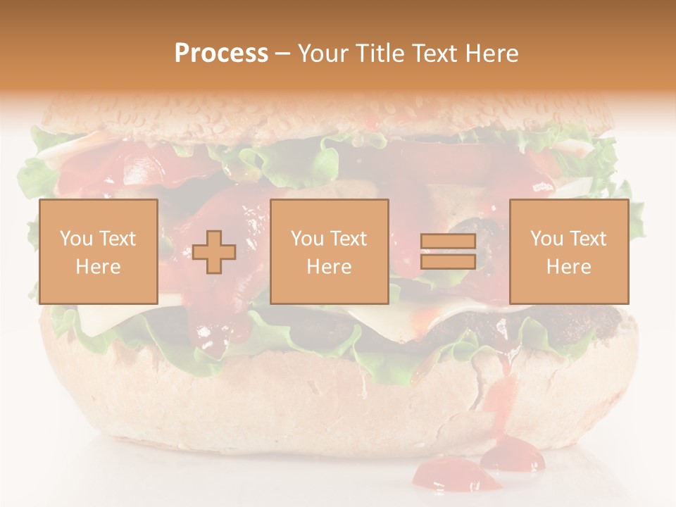 Burger Sandwich Meat PowerPoint Template