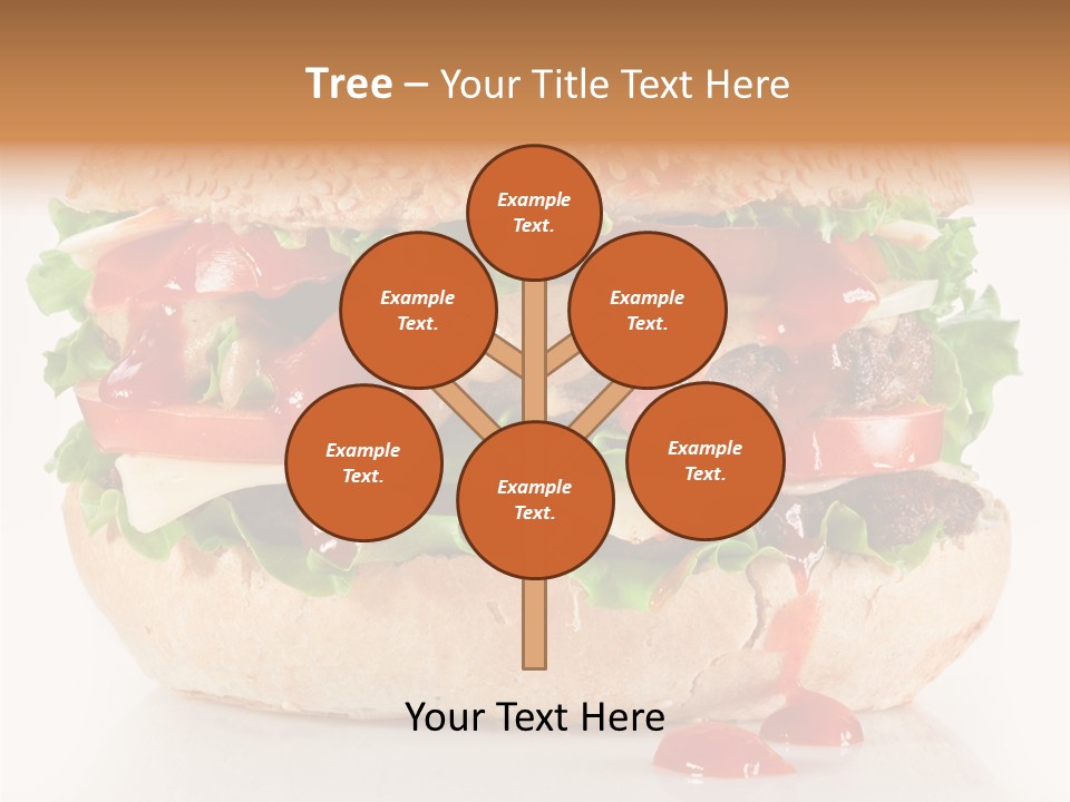 Burger Sandwich Meat PowerPoint Template