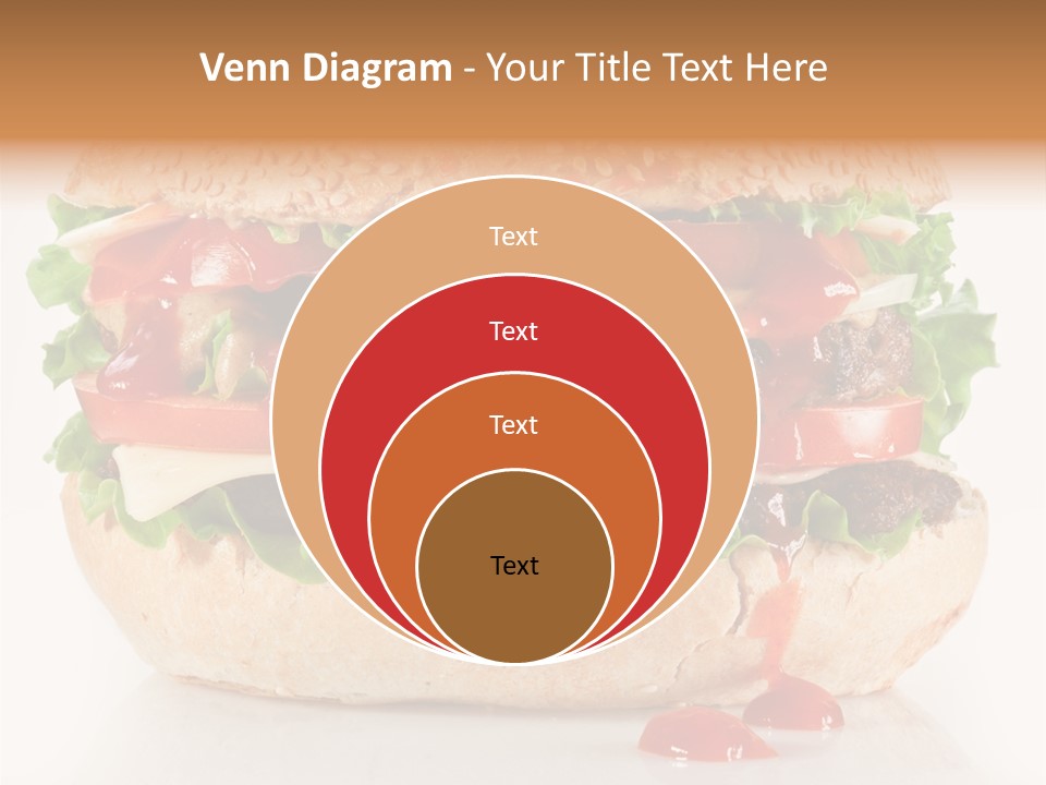 Burger Sandwich Meat PowerPoint Template
