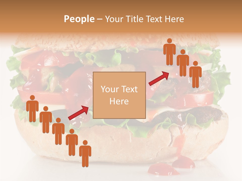 Burger Sandwich Meat PowerPoint Template