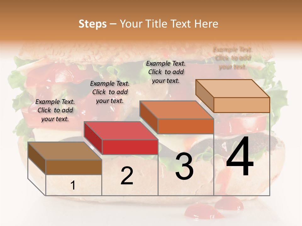 Burger Sandwich Meat PowerPoint Template