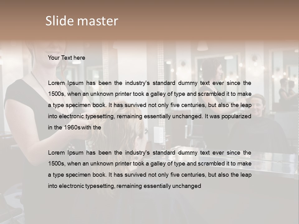 Woman Shop Happiness PowerPoint Template