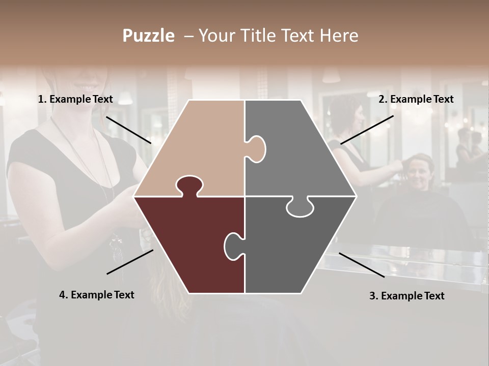 Woman Shop Happiness PowerPoint Template