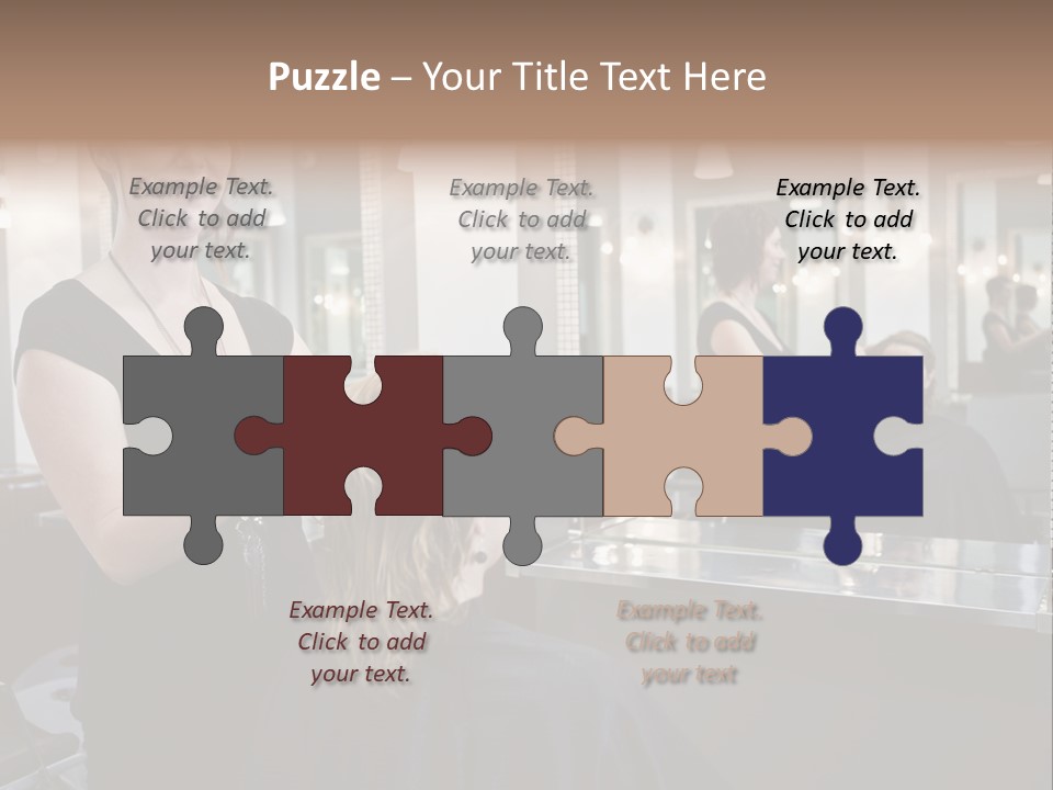 Woman Shop Happiness PowerPoint Template