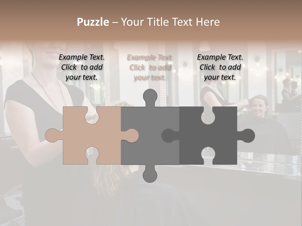 Woman Shop Happiness PowerPoint Template