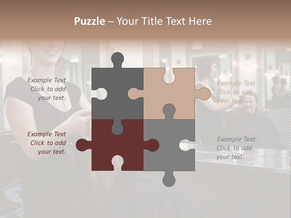 Woman Shop Happiness PowerPoint Template