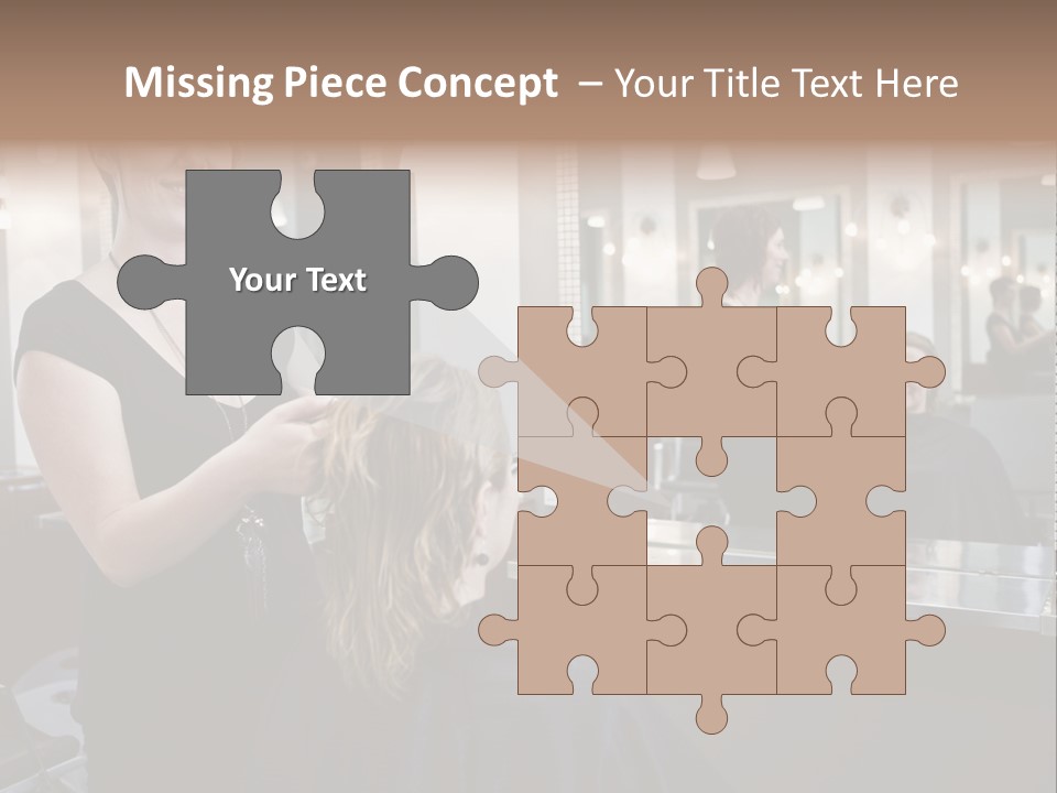 Woman Shop Happiness PowerPoint Template