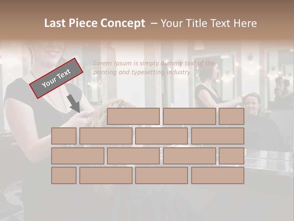 Woman Shop Happiness PowerPoint Template