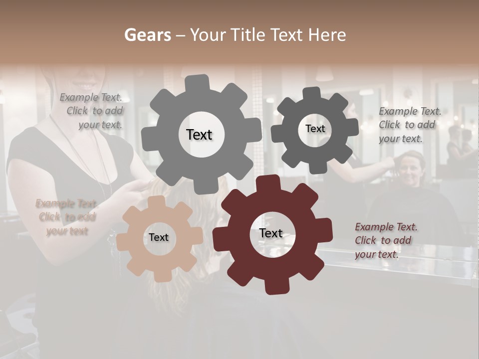 Woman Shop Happiness PowerPoint Template