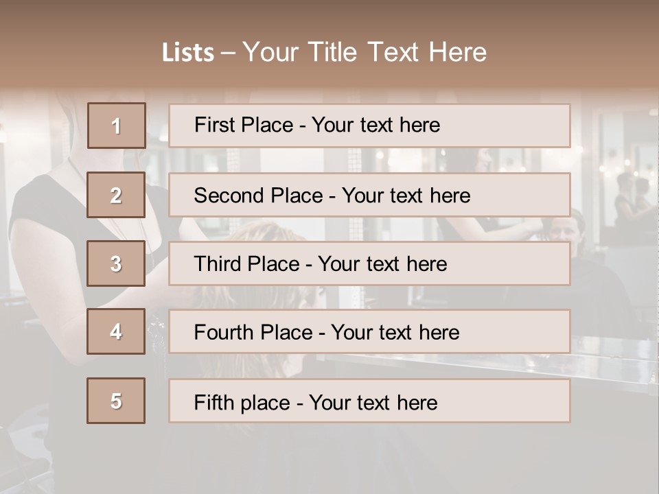 Woman Shop Happiness PowerPoint Template