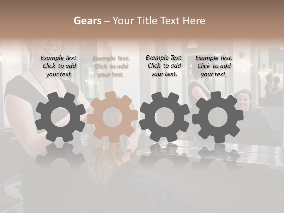 Woman Shop Happiness PowerPoint Template