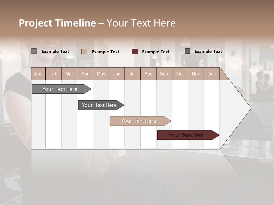 Woman Shop Happiness PowerPoint Template