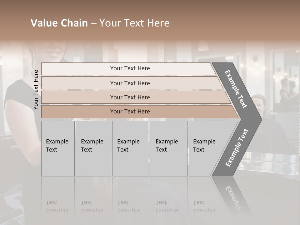 Woman Shop Happiness PowerPoint Template