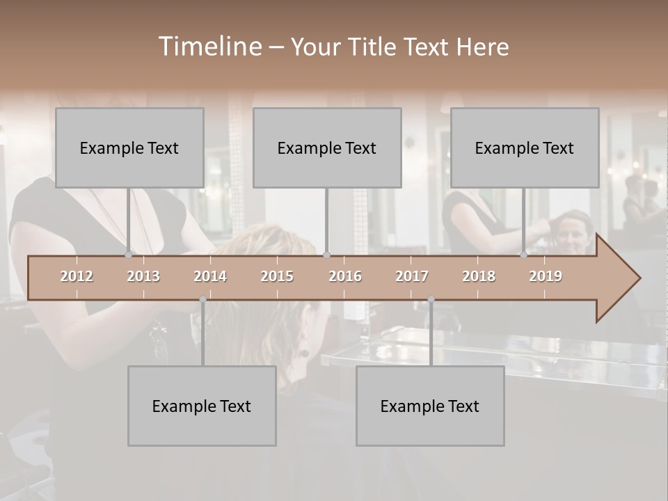 Woman Shop Happiness PowerPoint Template