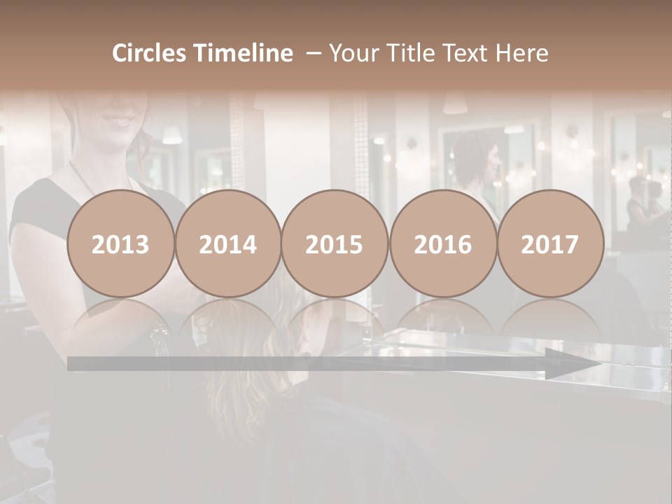 Woman Shop Happiness PowerPoint Template