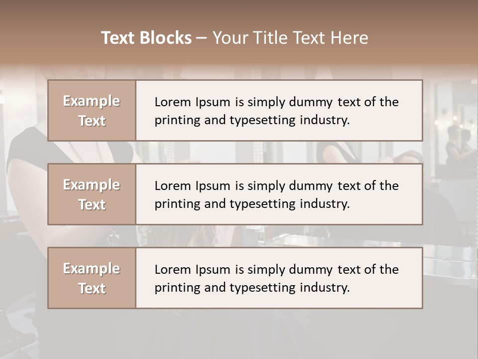 Woman Shop Happiness PowerPoint Template