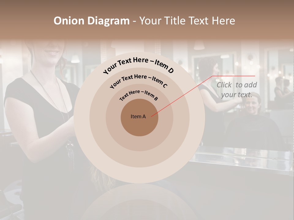 Woman Shop Happiness PowerPoint Template