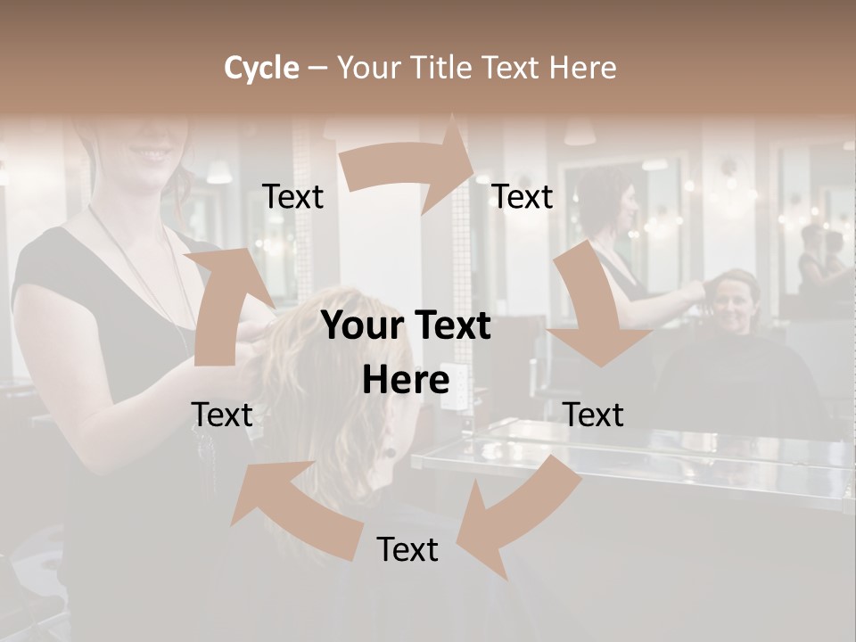 Woman Shop Happiness PowerPoint Template