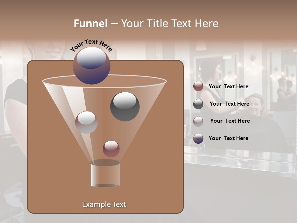 Woman Shop Happiness PowerPoint Template