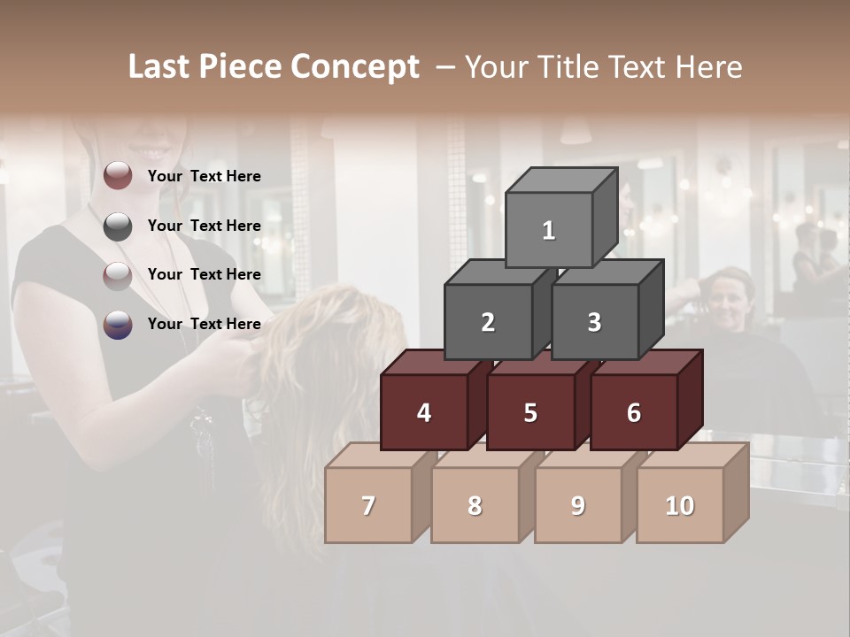 Woman Shop Happiness PowerPoint Template