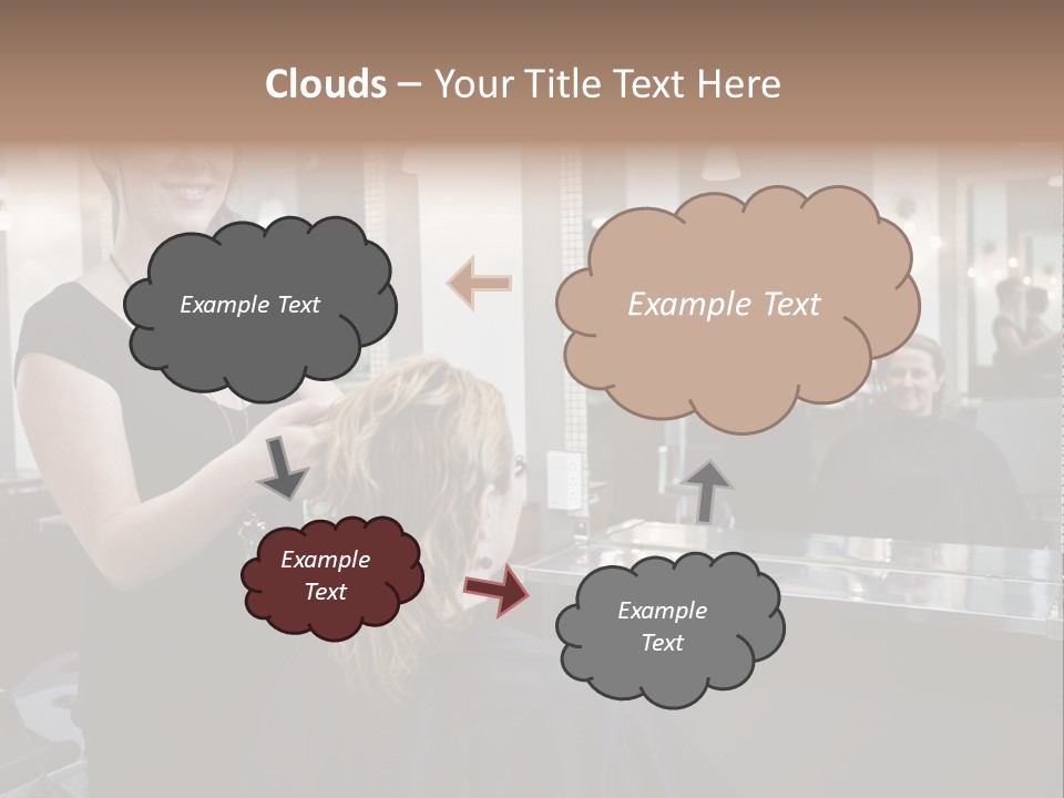 Woman Shop Happiness PowerPoint Template