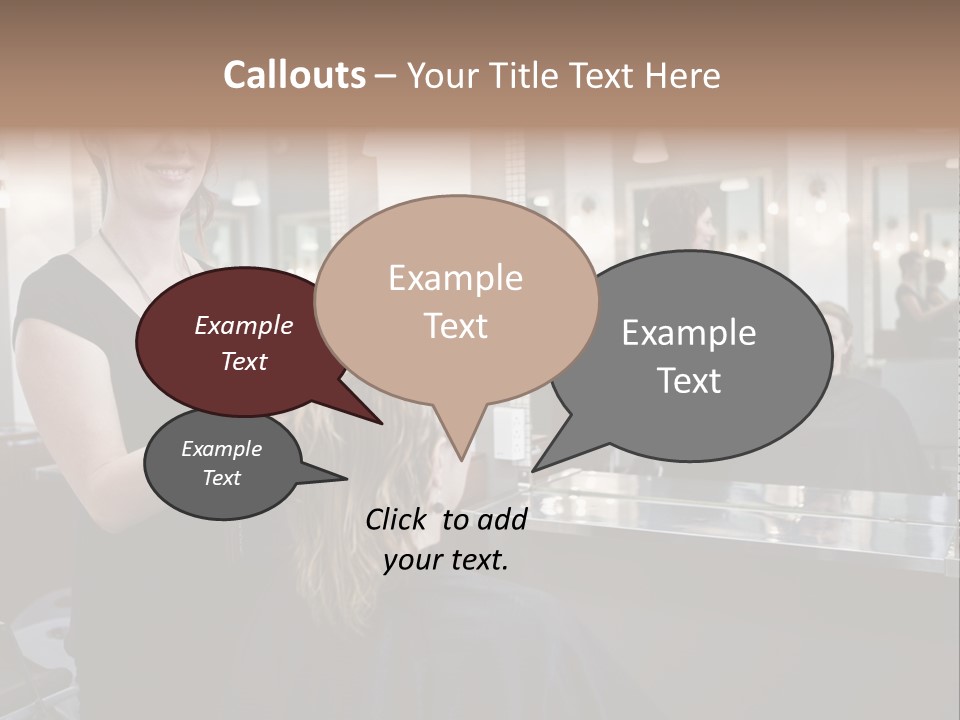 Woman Shop Happiness PowerPoint Template